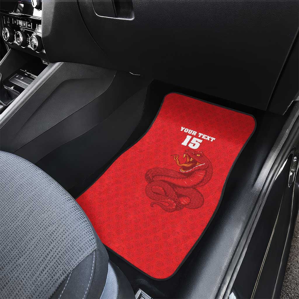 Custom Mozambique Football Car Mats Go Champions Os Mambas - African Pride
