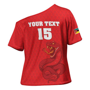 Custom Mozambique Football Cross Shoulder Shirt Come On Os Mambas