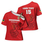 Custom Mozambique Football Cross Shoulder Shirt Come On Os Mambas