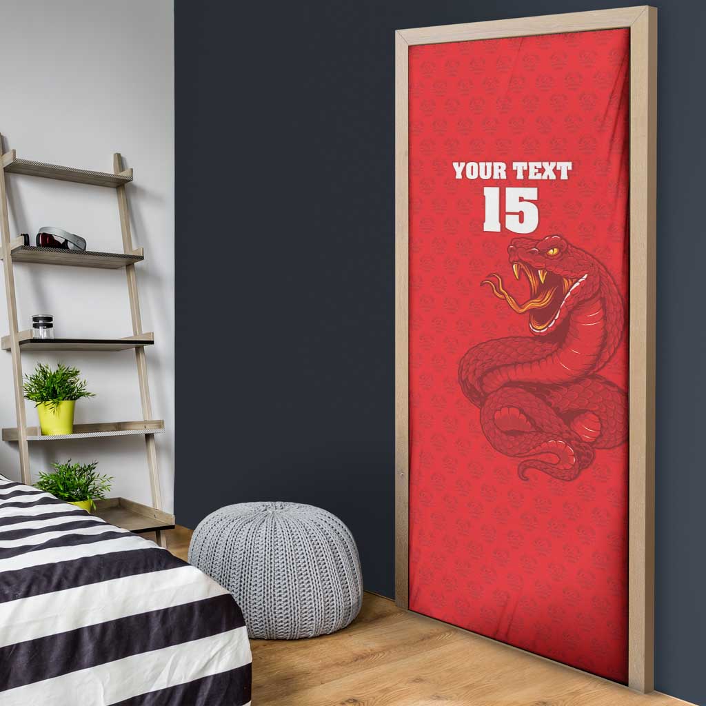 Custom Mozambique Football Door Cover Come On Os Mambas