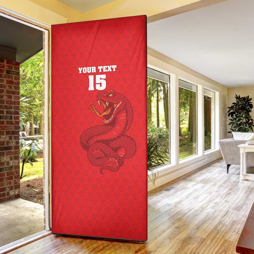 Custom Mozambique Football Door Cover Come On Os Mambas