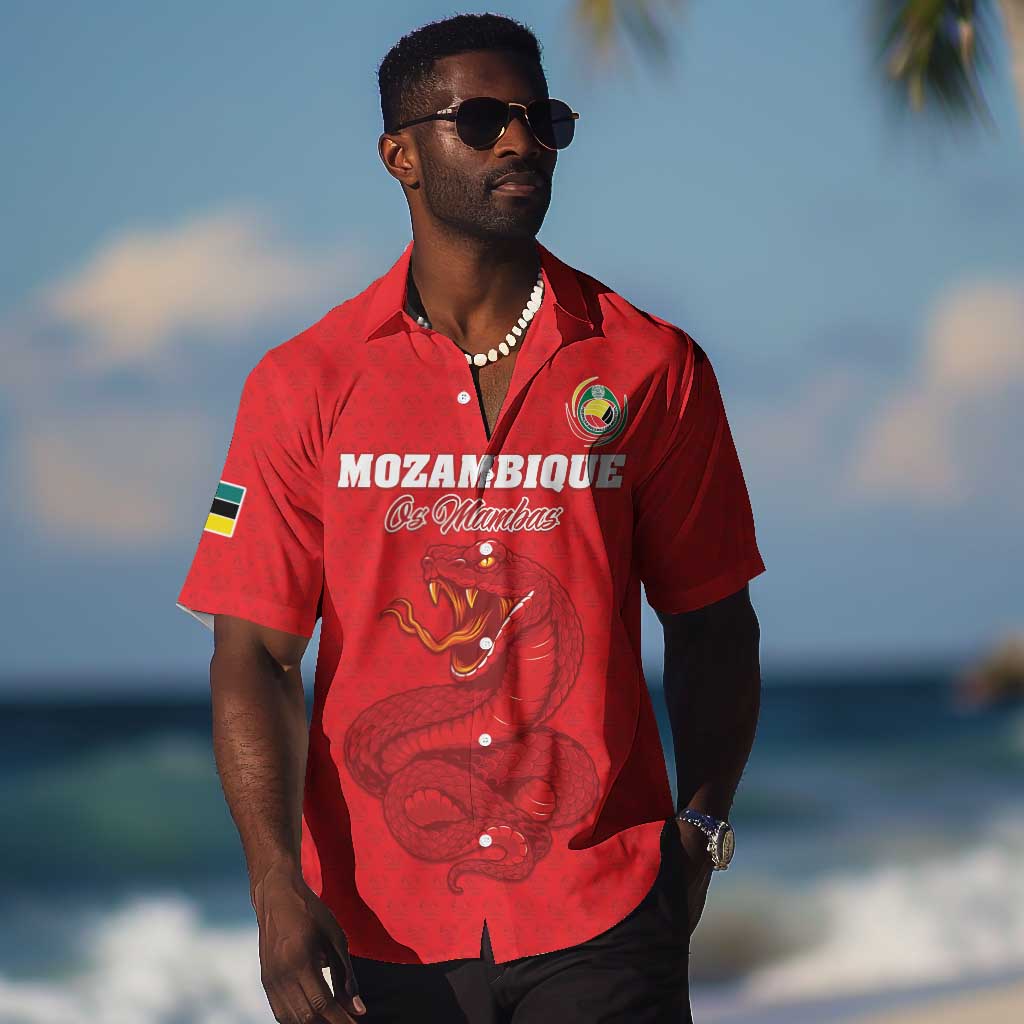 Custom Mozambique Football Hawaiian Shirt Go Champions Os Mambas LT15