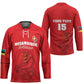 Custom Mozambique Football Hockey Jersey Come On Os Mambas