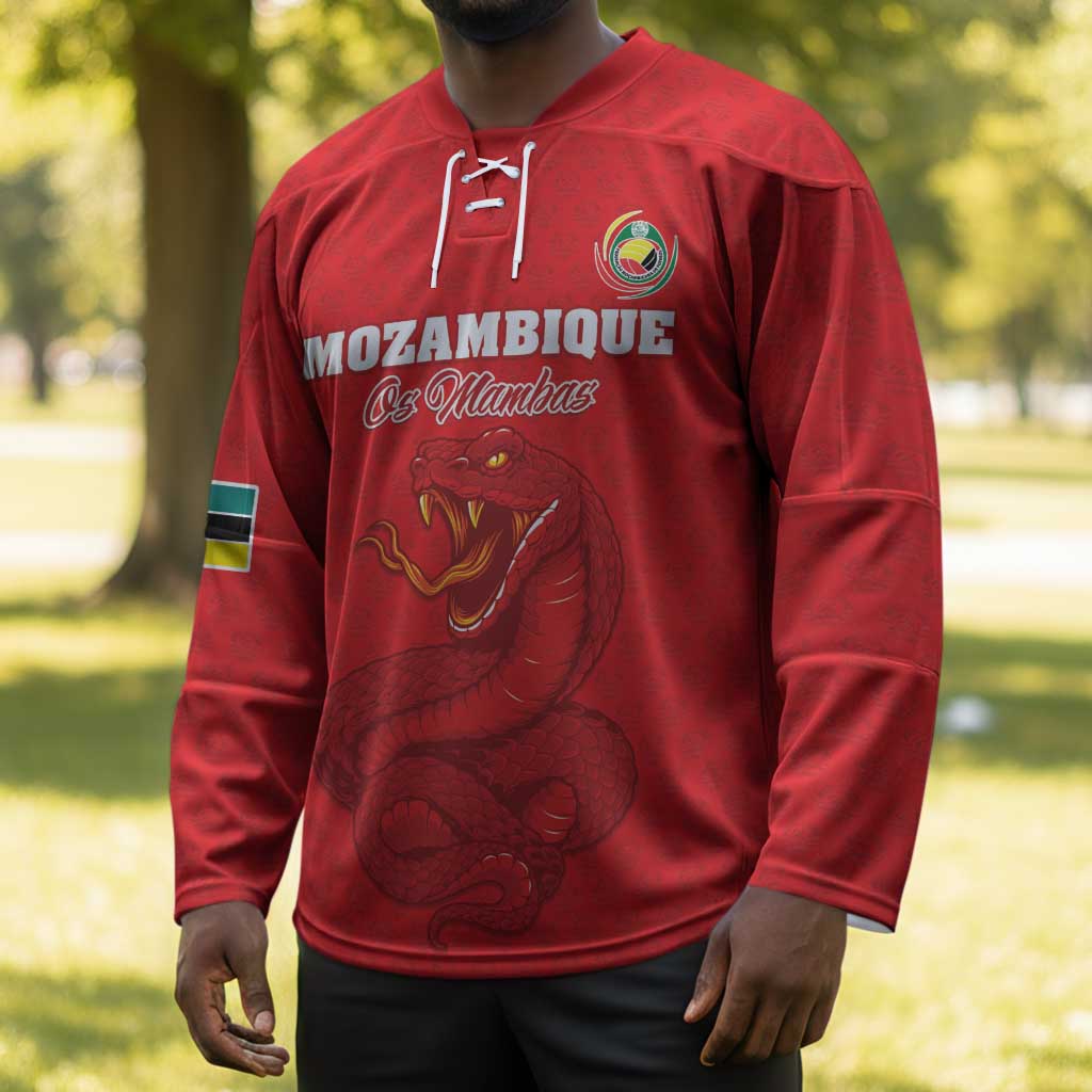 Custom Mozambique Football Hockey Jersey Come On Os Mambas