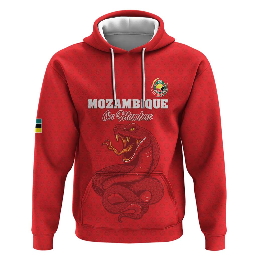 Custom Mozambique Football Hoodie Go Champions Os Mambas - African Pride