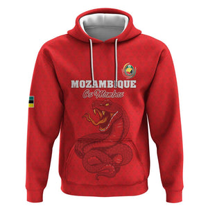 Custom Mozambique Football Hoodie Go Champions Os Mambas - African Pride