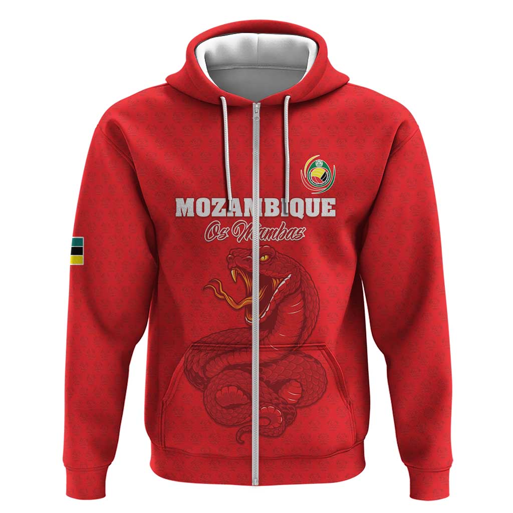 Custom Mozambique Football Hoodie Go Champions Os Mambas - African Pride