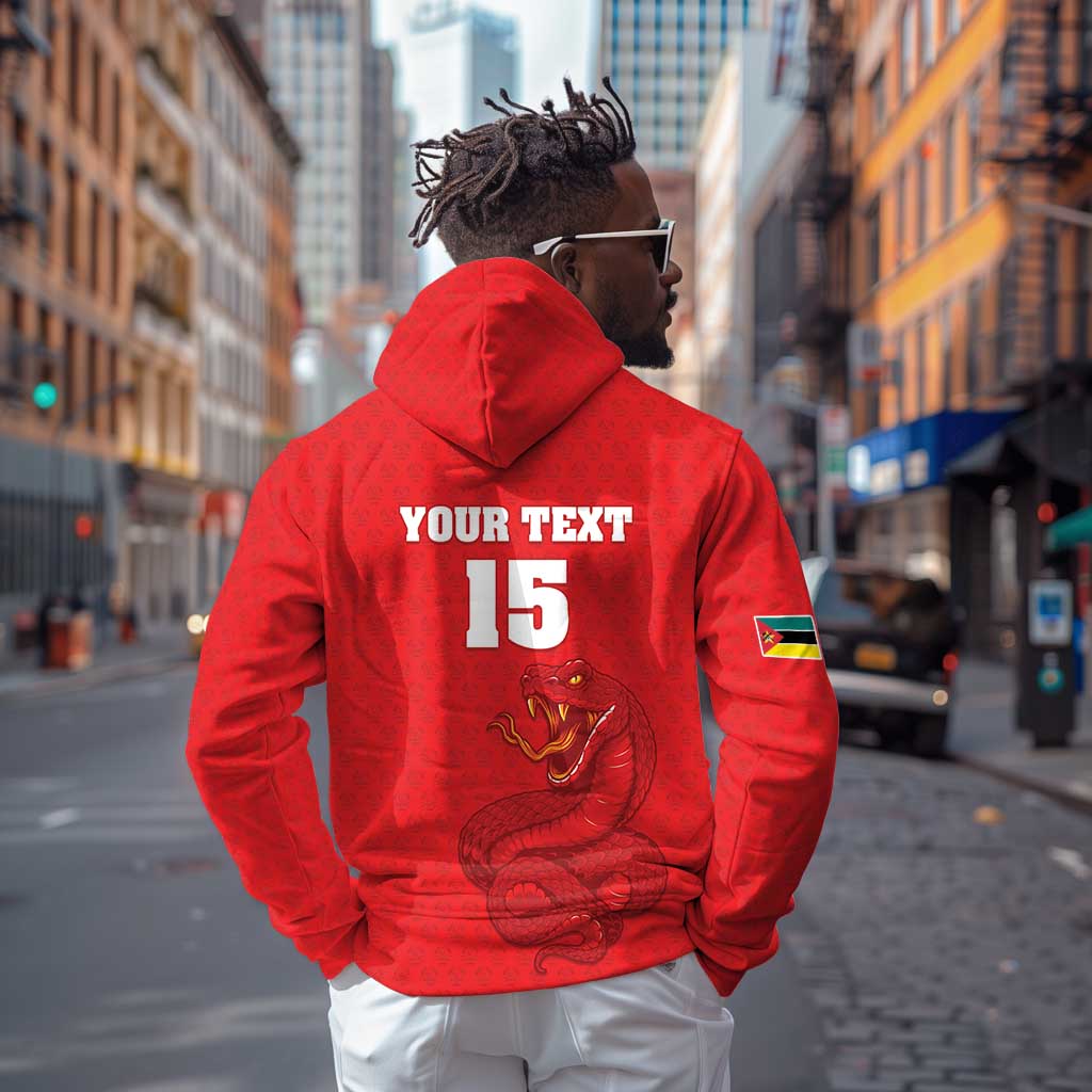 Custom Mozambique Football Hoodie Go Champions Os Mambas - African Pride