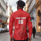 Custom Mozambique Football Long Sleeve Button Shirt Go Champions Os Mambas - African Pride