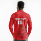 Custom Mozambique Football Long Sleeve Polo Shirt Go Champions Os Mambas - African Pride