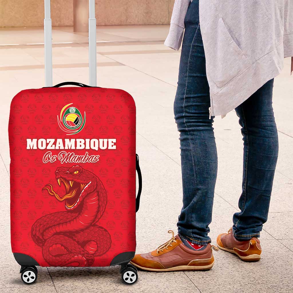Mozambique Football Luggage Cover Go Champions Os Mambas - African Pride