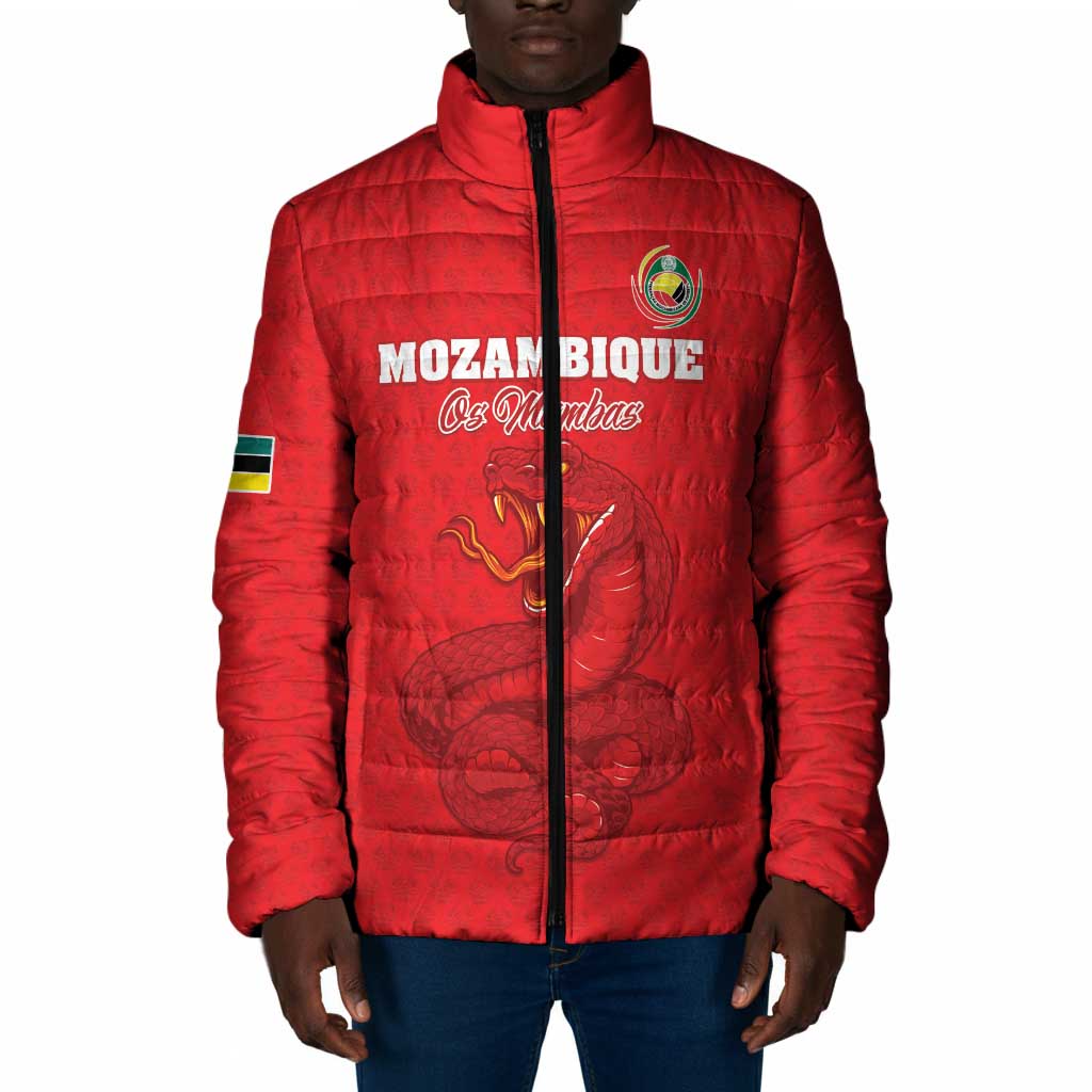 Custom Mozambique Football Padded Jacket Come On Os Mambas