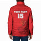 Custom Mozambique Football Padded Jacket Come On Os Mambas