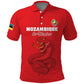 Custom Mozambique Football Polo Shirt Go Champions Os Mambas LT15
