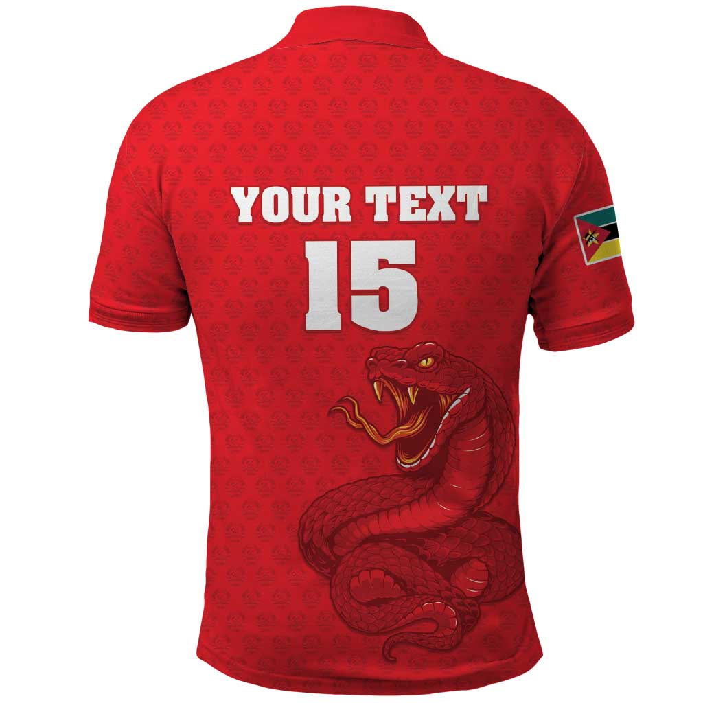 Custom Mozambique Football Polo Shirt Go Champions Os Mambas LT15