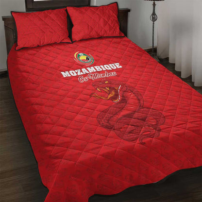 Mozambique Football Quilt Bed Set Go Champions Os Mambas - African Pride