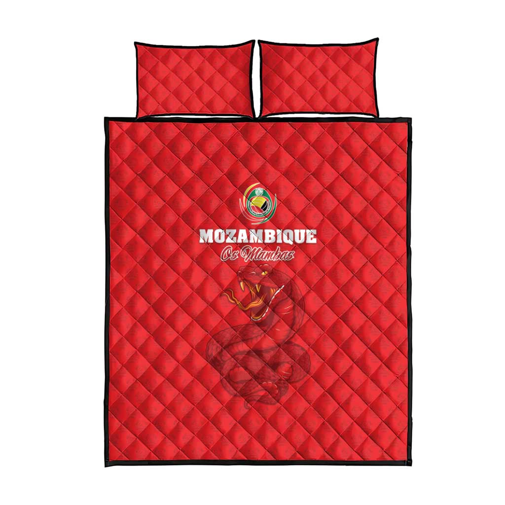 Mozambique Football Quilt Bed Set Go Champions Os Mambas - African Pride