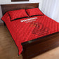 Mozambique Football Quilt Bed Set Go Champions Os Mambas - African Pride
