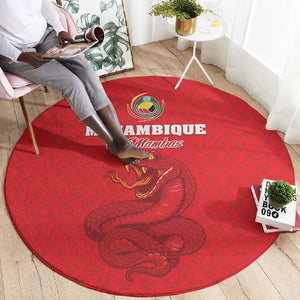 Mozambique Football Round Carpet Go Champions Os Mambas - African Pride