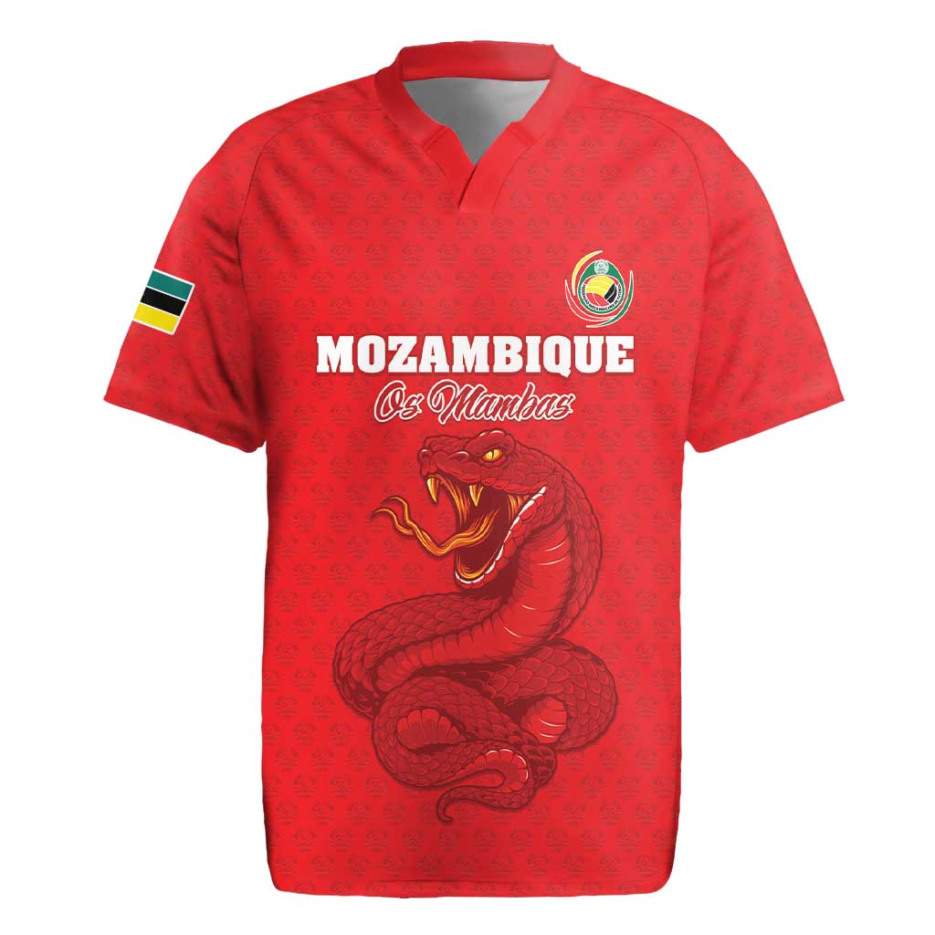 Custom Mozambique Football Rugby Jersey Go Champions Os Mambas - African Pride