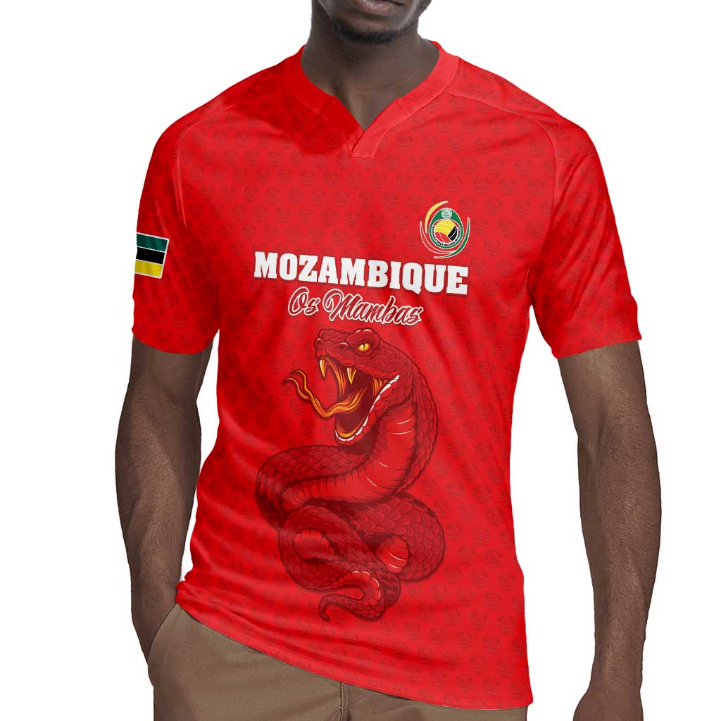 Custom Mozambique Football Rugby Jersey Go Champions Os Mambas - African Pride