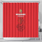 Mozambique Football Shower Curtain Go Champions Os Mambas - African Pride