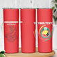 Custom Mozambique Football Skinny Tumbler Go Champions Os Mambas - African Pride