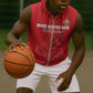 Custom Mozambique Football Sleeveless Zip Hoodie Go Champions Os Mambas - African Pride