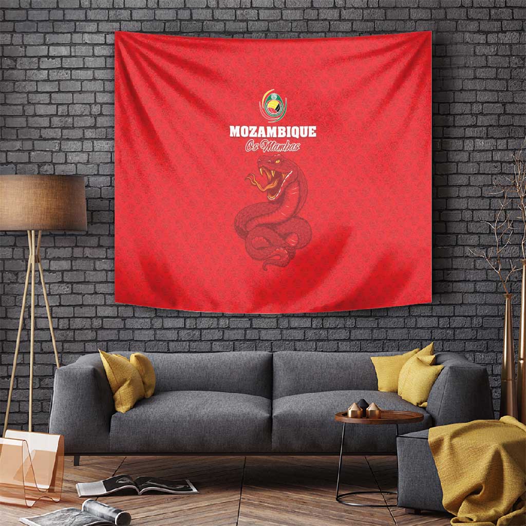 Mozambique Football Tapestry Go Champions Os Mambas - African Pride