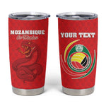 Custom Mozambique Football Tumbler Cup Go Champions Os Mambas - African Pride