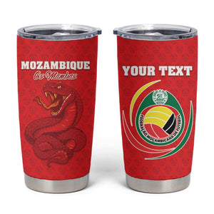 Custom Mozambique Football Tumbler Cup Go Champions Os Mambas - African Pride