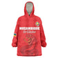 Custom Mozambique Football Wearable Blanket Hoodie Go Champions Os Mambas - African Pride