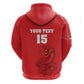 Custom Mozambique Football Zip Hoodie Go Champions Os Mambas - African Pride