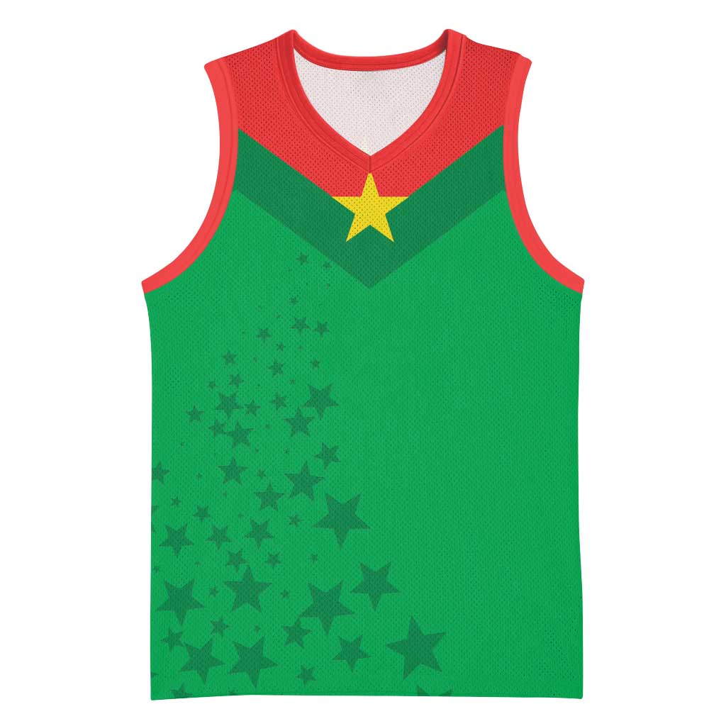 Custom Burkina Faso Football Basketball Jersey Go Les Etalons Go - African Pride