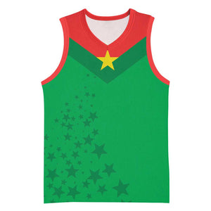 Custom Burkina Faso Football Basketball Jersey Go Les Etalons Go - African Pride