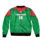 Custom Burkina Faso Football Bomber Jacket Go Les Etalons Go - African Pride