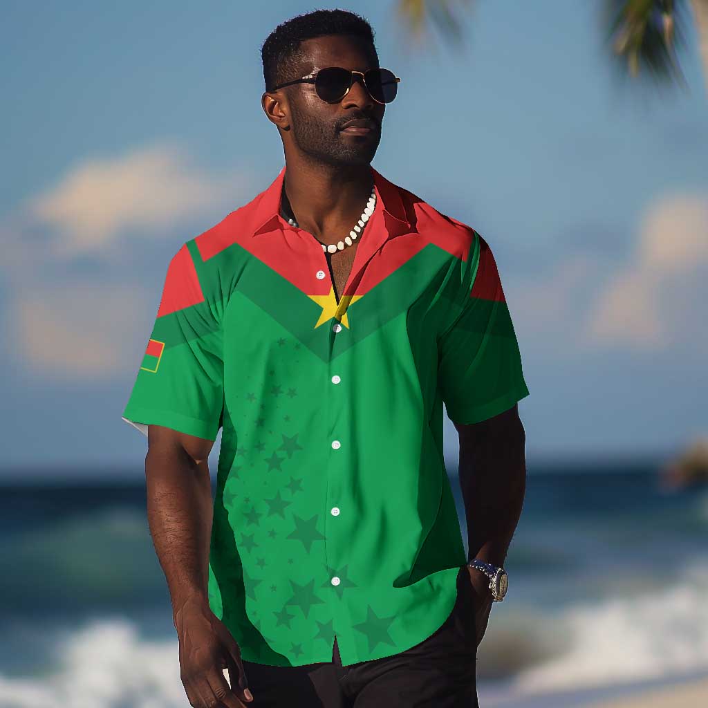 Custom Burkina Faso Football Hawaiian Shirt Go Les Etalons Go LT15