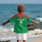Custom Burkina Faso Football Kid Hawaiian Shirt Go Les Etalons Go - African Pride