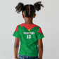 Custom Burkina Faso Football Kid T shirt Go Les Etalons Go - African Pride