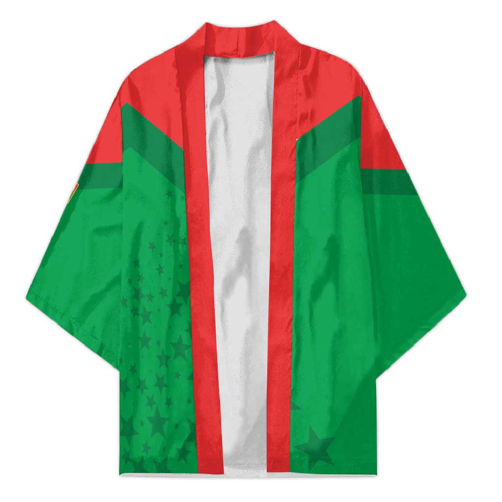 Custom Burkina Faso Football Kimono Go Champions Les Etalons