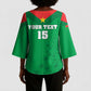 Custom Burkina Faso Football Kimono Sleeve Blouse Go Champions Les Etalons