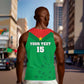 Custom Burkina Faso Football Men Tank Top Go Les Etalons Go - African Pride