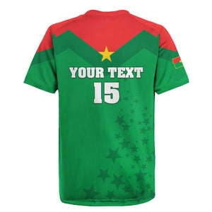 Custom Burkina Faso Football Rugby Jersey Go Les Etalons Go - African Pride
