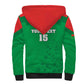Custom Burkina Faso Football Sherpa Hoodie Go Les Etalons Go - African Pride