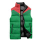 Custom Burkina Faso Football Sleeveless Puffer Jacket Go Champions Les Etalons