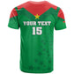 Custom Burkina Faso Football T shirt Go Les Etalons Go - African Pride
