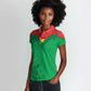 Custom Burkina Faso Football Women Polo Shirt Go Les Etalons Go - African Pride