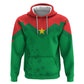 Custom Burkina Faso Football Zip Hoodie Go Les Etalons Go - African Pride