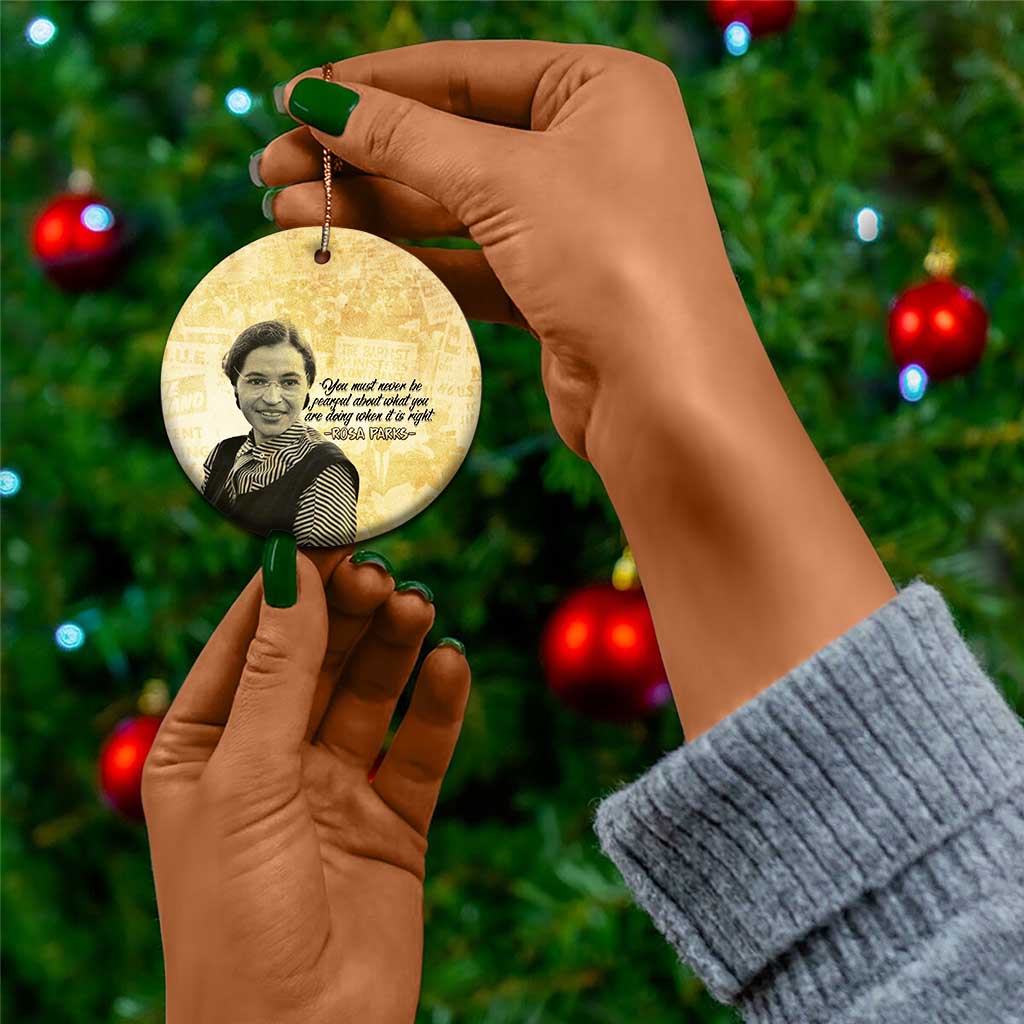 Civil Rights Leaders Voice of Freedom Ceramic Ornament Rosa Parks - African Pride