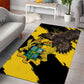 Afro Ghana Area Rug Eagle With Coat Of Arms
